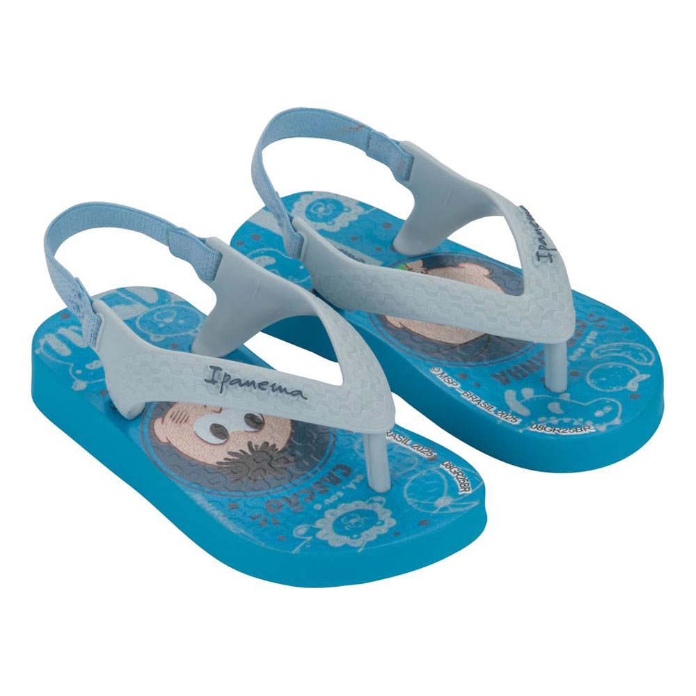Chinelo Infantil Menino Ipanema Baby Turma da Mônica Azul Antiderrapante - Imagem 2
